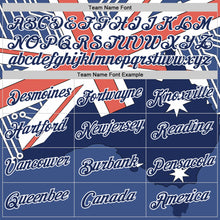 Charger l'image dans la galerie, Custom Blue Navy Red-White Australian Flag Performance T-Shirt

