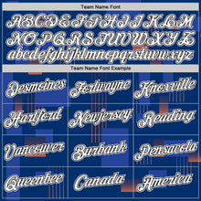 Laden Sie das Bild in den Galerie-Viewer, Custom Blue White Orange-Black Netherlands Geometric Shapes Performance T-Shirt
