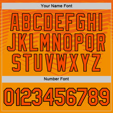 Load image into Gallery viewer, Custom Orange Black Netherlands Line Performance T-Shirt
