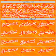 Load image into Gallery viewer, Custom Orange White Netherlands Splash Performance T-Shirt
