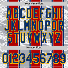 Laden Sie das Bild in den Galerie-Viewer, Custom White US Navy Blue Gray Red-Gold Netherlands Line Performance T-Shirt
