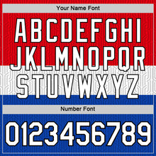 Load image into Gallery viewer, Custom Red White Blue-Black Netherlands Line Performance T-Shirt
