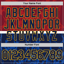 Laden Sie das Bild in den Galerie-Viewer, Custom Red Navy Blue Black Gold-White Netherlands Splash Performance T-Shirt
