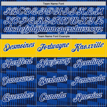 Загрузить изображение в средство просмотра галереи, Custom Blue Royal Gold-White Sweden Line Performance T-Shirt
