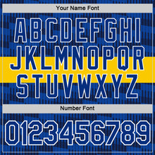 Загрузить изображение в средство просмотра галереи, Custom Blue Royal Gold-White Sweden Line Performance T-Shirt
