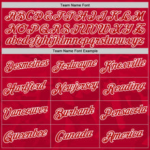 Загрузить изображение в средство просмотра галереи, Custom Red White Albania Abstract Pattern Performance T-Shirt
