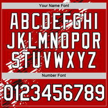 Load image into Gallery viewer, Custom Red White-Black Canada Abstract Fragment Pattern Performance T-Shirt
