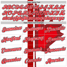 Загрузить изображение в средство просмотра галереи, Custom White Fire Red-Black Canada Maple Leaf Performance T-Shirt
