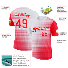 Laden Sie das Bild in den Galerie-Viewer, Custom White Red Canada Round Performance T-Shirt
