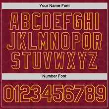 Загрузить изображение в средство просмотра галереи, Custom Crimson Gold Italy Subtle Performance T-Shirt
