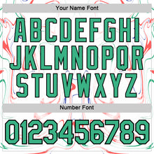 Загрузить изображение в средство просмотра галереи, Custom White Green Red Blue-Black Italy Liquid Fluid Performance T-Shirt
