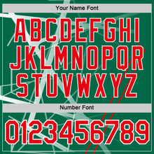 Charger l'image dans la galerie, Custom Kelly Green Fire Red-White Italy Line Performance T-Shirt
