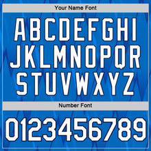 Load image into Gallery viewer, Custom Blue White-Navy Italy Line Performance T-Shirt
