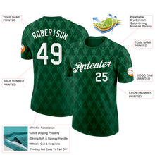 Charger l'image dans la galerie, Custom Green White Italy Subtle Performance T-Shirt
