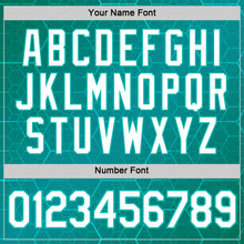 Charger l'image dans la galerie, Custom Blue White-Aqua Northern Ireland Geometric Shape Performance T-Shirt
