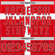 Загрузить изображение в средство просмотра галереи, Custom Fire Red White Switzerland Cross Performance T-Shirt
