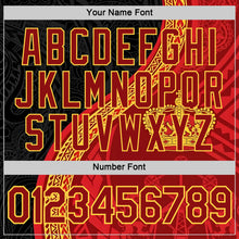 Load image into Gallery viewer, Custom Red Black-Yellow Belgium Performance T-Shirt
