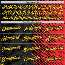 Load image into Gallery viewer, Custom Red Yellow-Black Belgium Performance T-Shirt
