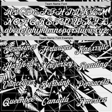 Load image into Gallery viewer, Custom Black White New Zealand Silver Fern Performance T-Shirt
