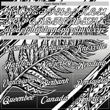 Load image into Gallery viewer, Custom White Black New Zealand Silver Fern Performance T-Shirt
