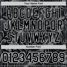 Load image into Gallery viewer, Custom Black White New Zealand Silver Fern Performance T-Shirt
