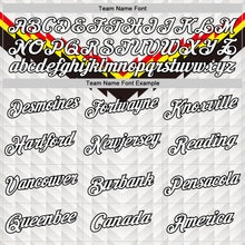 Load image into Gallery viewer, Custom White Red Yellow Black-Gray Germany Arrow Performance T-Shirt
