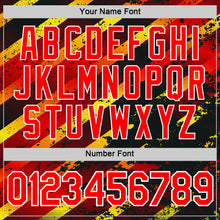 Загрузить изображение в средство просмотра галереи, Custom Black Fire Red Yellow-White Germany Splash Performance T-Shirt
