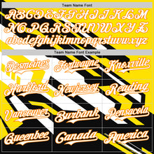 Загрузить изображение в средство просмотра галереи, Custom Black White Bay Orange-Yellow 3D Pattern Design Car Racing Formula Auto Motorsport Authentic Baseball Jersey
