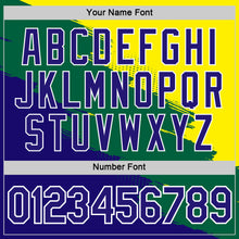 Загрузить изображение в средство просмотра галереи, Custom Yellow Dark Purple Green-White Brazil Splash Performance T-Shirt
