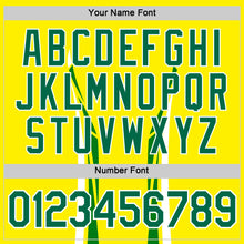 Загрузить изображение в средство просмотра галереи, Custom Yellow Kelly Green-White Brazil Line Performance T-Shirt
