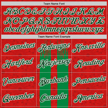 Load image into Gallery viewer, Custom Red Green-White Morocco Abstract Performance T-Shirt
