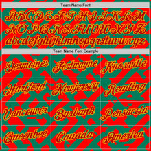 Load image into Gallery viewer, Custom Red Green-Gold Morocco Abstract Performance T-Shirt
