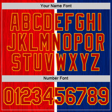 Загрузить изображение в средство просмотра галереи, Custom Blue Red Gold-White Haiti Subtle Performance T-Shirt
