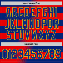 Laden Sie das Bild in den Galerie-Viewer, Custom Red Royal-Gold Haiti Dot Performance T-Shirt
