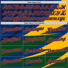 Загрузить изображение в средство просмотра галереи, Custom Blue US Navy Blue Yellow Green-Orange Brazil Geometric Shape Performance T-Shirt
