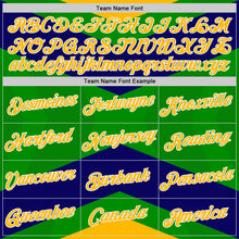 Load image into Gallery viewer, Custom Green Gold Blue-White Brazil Geometric Shape Performance T-Shirt
