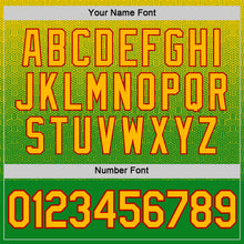 Laden Sie das Bild in den Galerie-Viewer, Custom Green Yellow-Red Brazil Abstract Line Performance T-Shirt
