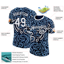 Charger l'image dans la galerie, Custom Blue White Argentina Abstract Performance T-Shirt
