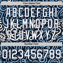 Charger l'image dans la galerie, Custom Blue White Argentina Abstract Performance T-Shirt
