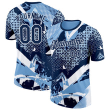 Charger l'image dans la galerie, Custom Blue White Argentina Abstract Performance T-Shirt
