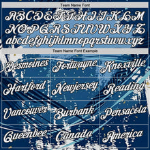 Charger l'image dans la galerie, Custom Blue White-Black Argentina Fragment And Line Performance T-Shirt
