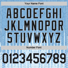 Charger l'image dans la galerie, Custom Blue Black Argentina Abstract Performance T-Shirt
