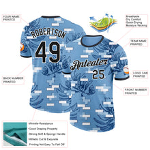 Charger l'image dans la galerie, Custom Blue Black-White Argentina Ceibo Performance T-Shirt
