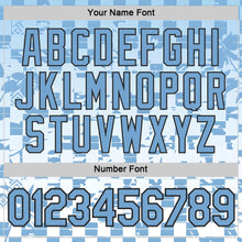 Load image into Gallery viewer, Custom Blue Black-White Argentina Abstract Geometric Performance T-Shirt
