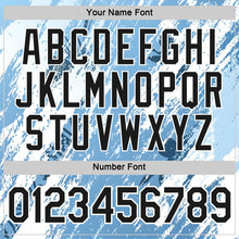 Load image into Gallery viewer, Custom Blue Black-White Argentina Splash Performance T-Shirt
