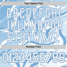 Load image into Gallery viewer, Custom Blue White Argentina Abstract Wave Performance T-Shirt
