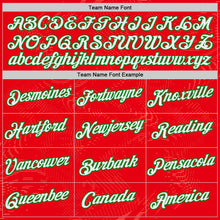 Load image into Gallery viewer, Custom Red White-Grass Green Portugal Speckle Performance T-Shirt
