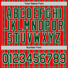 Charger l'image dans la galerie, Custom Red Green-White Portugal Stripe Performance T-Shirt
