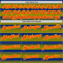 Загрузить изображение в средство просмотра галереи, Custom Yellow Fire Red-Purple Colombia Stripe Geometric Performance T-Shirt
