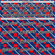 Загрузить изображение в средство просмотра галереи, Custom Red Black White-Blue Croatia Rhombus Performance T-Shirt
